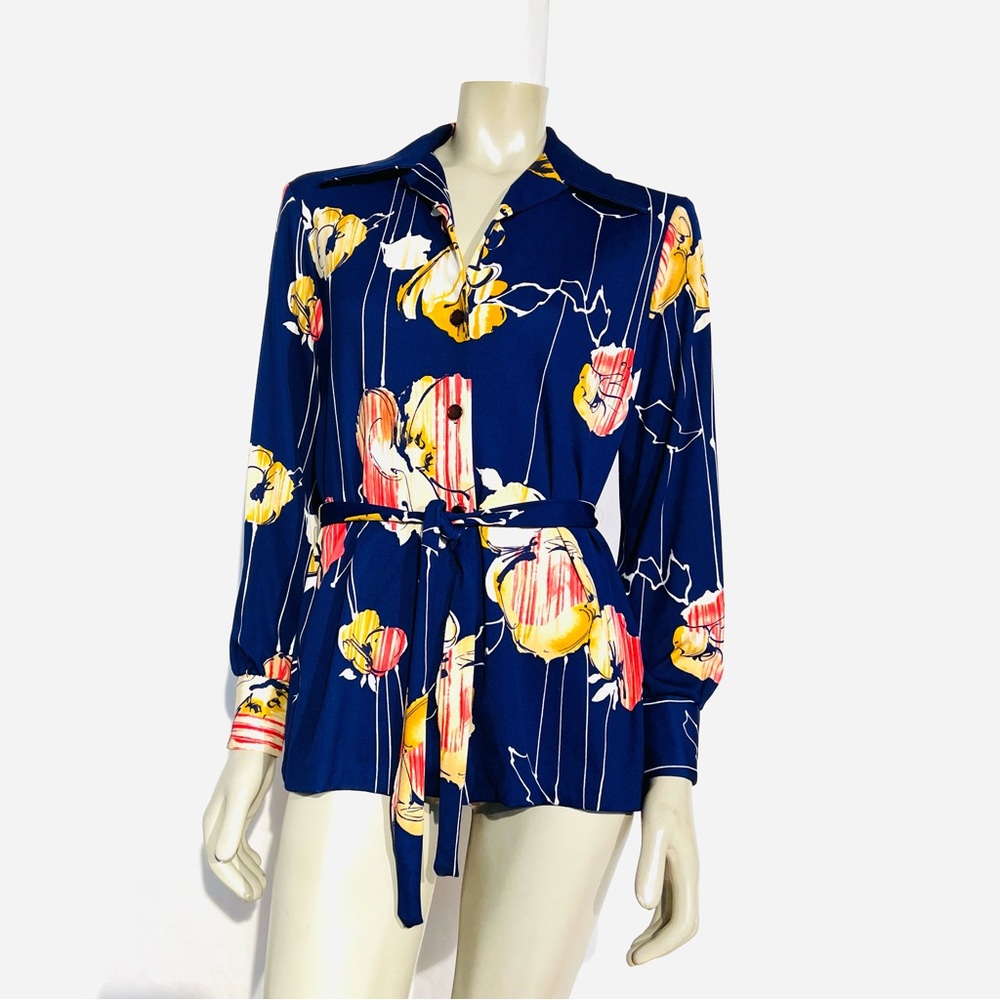 Lanie J. Vintage 70’s Shirt - Picture 1 of 11